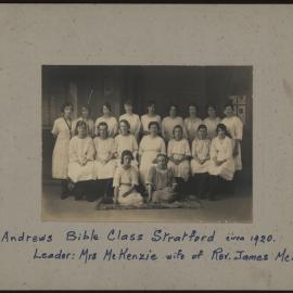 St Andrews Bible Class Stratford circa 1920