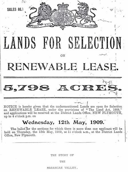 Story of the Marangae Valley