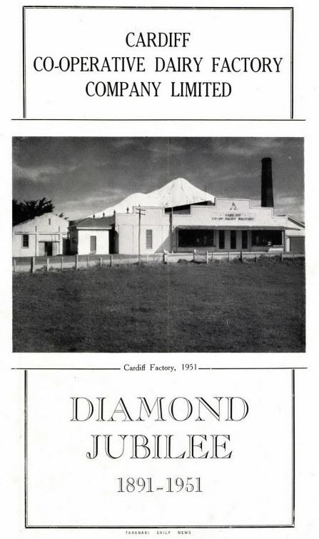 Cardiff Co-Operative Dairy Factory Company Limited Diamond Jubilee 1891-1951