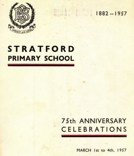 Stratford Primary School 75th Anniversary Celebrations 1957