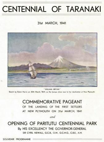 Centennial of Taranaki Souvenir Programme - 31 March 1941
